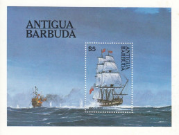 ANTIGUA AND BARBUDA Block 84,unused - Ships