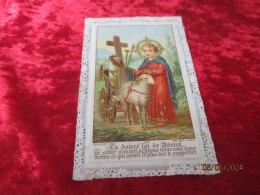 Holy Card Lace,kanten Prentje, Santino,edit Bouasse Lebel 614 - Devotion Images