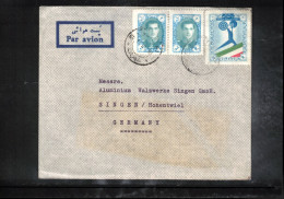 Iran Interesting Airmail Letter - Weightlifting - Iran