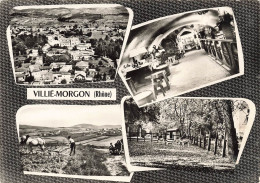 FRANCE - Villié Morgon - Multi-vues De Différents Endroits - Animé - Carte Postale - Villie Morgon