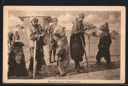 AK Macedonische Bärentreiber, Tanzbären  - Non Classés