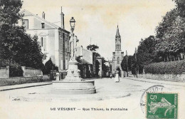 C/296                78    Le Vesinet     -   Rue Thiers Et La Fontaine - Le Vésinet
