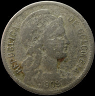 LaZooRo: Colombia 5 Pesos 1909 F - Colombie