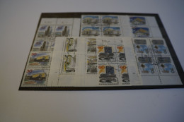 Berlin 8 Viererblocks Aus 254-265 Gestempelt Frankfurt (27354) - Used Stamps