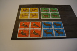 Berlin Michel 291-294 Viererblocks Gestempelt Frankfurt (27355) - Used Stamps