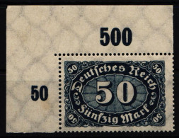 Deutsches Reich 246 A P OR Postfrisch Vom Eckrand #NL651 - Autres & Non Classés