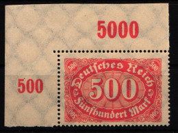 Deutsches Reich 251 P OR Postfrisch Vom Eckrand #NL656 - Autres & Non Classés