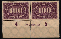 Deutsches Reich 247 HAN Postfrisch H 8698.22 #NL669 - Autres & Non Classés
