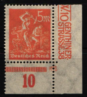 Deutsches Reich 238 Postfrisch Vom Eckrand #NL627 - Autres & Non Classés