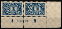 Deutsches Reich 253 HAN Postfrisch H 2971.23 #NL683 - Autres & Non Classés