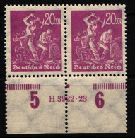 Deutsches Reich 241 Y HAN Postfrisch H 3922.23 #NL709 - Autres & Non Classés