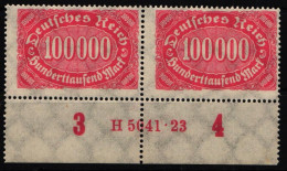 Deutsches Reich 257 HAN Postfrisch H 5041.23 #NL689 - Other & Unclassified