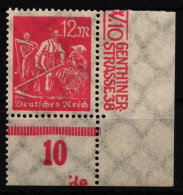 Deutsches Reich 240 DZ Postfrisch Druckerzeichen #NL636 - Autres & Non Classés