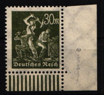 Deutsches Reich 243 A Postfrisch Vom Eckrand, Geprüft Infla Berlin #NL750 - Autres & Non Classés