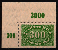 Deutsches Reich 221 P OR Postfrisch Vom Eckrand #NL753 - Other & Unclassified