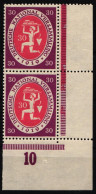 Deutsches Reich 110 Postfrisch Senkrechtes Paar Vom Eckrand #NL760 - Autres & Non Classés