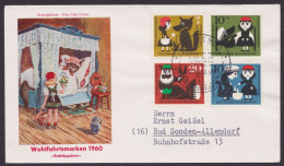 MiNr 340/3 "Rotkäppchen", 1960, Pass. Brief Mit ESSt. - 1948-1960