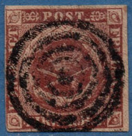 Danmark, Fire RBS 1851  Brown  Cancelled - Used Stamps