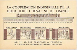 CPA Paris La Coopération Industrielle De La Boucherie Chevaline De France 89-91-93 Rue Brançion - District 15