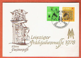 37P - CP - Leipzig 1 - 1978 - Leipziger Messe - Lettres & Documents