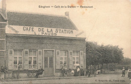 BELGIQUE - Edeghem - Café De La Station - Restaurant - L.Pauss - Afspanning - G.Bongartz éd. - Carte Postale Ancienne - Edegem