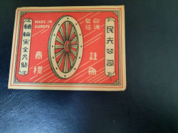 1 Big Old Matchbox Label China - Boites D'allumettes - Etiquettes