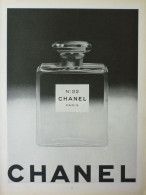 PUBLICITE Papier - PUB - Chanel N° 22 - Advertising