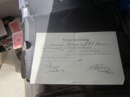 Kassa Anweisung Vrsac 1930 A Petric Signature - Documents Historiques
