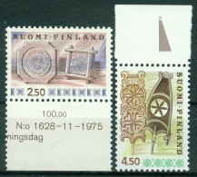 Bm Finland 1976 MiNr 781-782 Ay MNH | Traditional Finnish Arts #5-02-04 - Unused Stamps