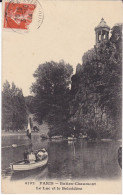 75 PARIS 19 - Buttes-Chaumont - Le Lac Et Le Belvédère - Circulée 1914 - Paris (19)