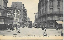 CPA Paris La Rue Cambronne Vue Prise Au Croisement De La Rue Lecourbe - District 15
