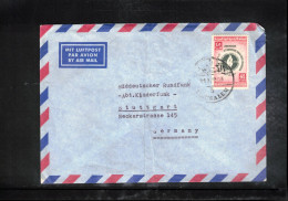 Jordan 1959 Interesting Airmail Letter - Jordan