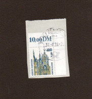 1 BRIEFMARKE ROLLENMARKE ECKSTÜCK SCHLOSS SCHWERIN 1 DM / 0,51 € - Roulettes