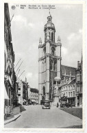 CPA CARTE POSTALE BELGIQUE HAL HALLE BASILIQUE ET GRAND PLACE - Autres & Non Classés