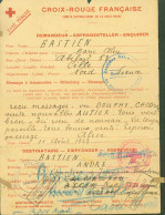 Guerre 40 Message Croix Rouge Lille Pour Chantier De Jeunesse Maritime En Algérie Cap Matifou Réexpédié école Pilotage - WW II