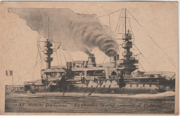 Bataeu , Marine  Française , Le  Charles  Martel , Cuirassé - Warships