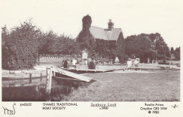 Postcard - Thames Traditional Boat Society - Sunbury Lock C1900 - Reprow - Card No.sm2622  - Very Good - Unclassified