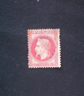FRANCIA 1862 NAPOLEONE III LAURE 80 CENT ROSE N.32 A (YVERT) OBLITERE ANCRE DIFECT - 1863-1870 Napoleon III With Laurels