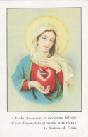 Santino Sacro Cuore Di Maria - Devotion Images