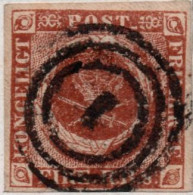 Danmark, Fire RBS 1851 Brown Cancel 1 Kopenhagen - Used Stamps