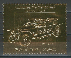 Zambia 1987 Rolls Royce Silver Ghost 1907 - Cars