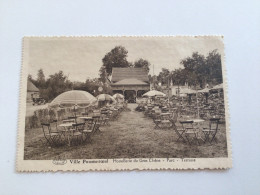 Carte Postale Ancienne Ville Pommeroeul Hostellerie Du Gros Chêne - Parc- Terrasse - Bernissart