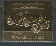 Zambia 1987 Hispano Suiza Boulogne 1928 - Cars