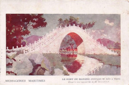 PEKIN - Le Pont De Marbre  D'apres Une Aquarelle De M Ruedolf - Chine