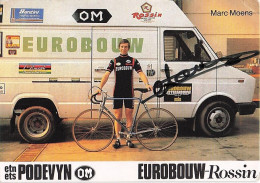 Vélo Coureur Cycliste Belge Marc Moens - Team Eurobouw - 1981 -  Cycling - Cyclisme  Ciclismo - Wielrennen - Signée - Cycling