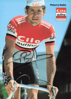 Vélo Coureur Cycliste Suisse Thierry Bolle - Team Cilo Aufina  -  Cycling - Cyclisme - Ciclismo - Wielrennen - Signée - Cycling