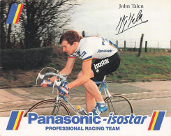 Vélo Coureur Cycliste Hollandais John Talen- Team Panasonic -  Cycling - Cyclisme - Ciclismo - Wielrennen - Signée - Cycling