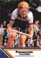 Vélo Coureur Cycliste Peter Winnen - Team Panosonic - Cycling - Cyclisme - Ciclismo - Wielrennen - Signée  - Cycling