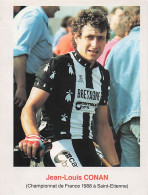 Vélo Coureur Cycliste Francais Jean Louis Conan - - Cycling - Cyclisme - Ciclismo - Wielrennen-  - Non Classés