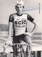 Vélo Coureur Cycliste Italien  Armando Lora -team SCIC  - Cycling - Cyclisme - Ciclismo - Wielrennen - Dédicace - Cyclisme